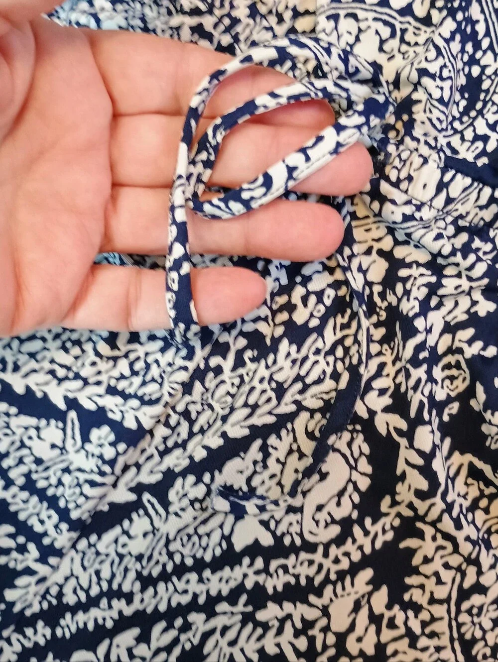 Romper Small Black and White Paisley On or Off Shoulder Veronica H. - Picture 6 of 10